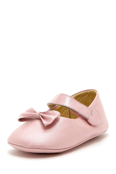 Blush Bow Heart Mary Janes - Petit Confection