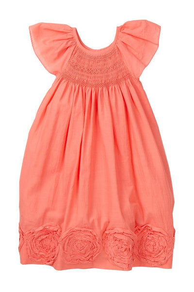 Orange Swirl Smocked Dress - Petit Confection